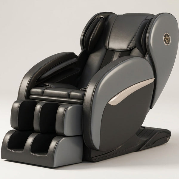 Zero Gravity Massage Chair, Shiatsu Massage Relaxation Recliner with Heating and Bluetooth, Black — Studio Shot